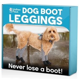 NIB WALKEE PAWS S/M DOG BOOTS CLASSIC BLK/WHT PLAID